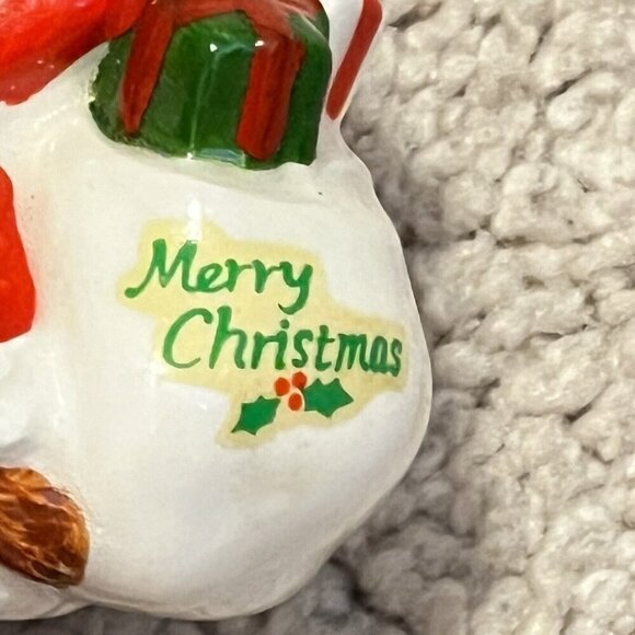 Paddington Bear Santa Claus 3” Christmas Ornament Vintage 1984 - Picture 6 of 9